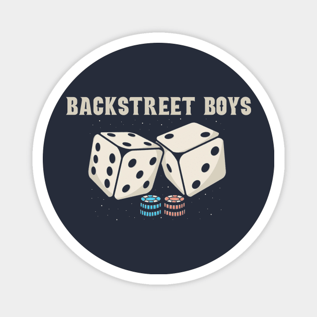 backstreet boys { dice Magnet by Hsamal Gibran